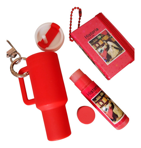 Kit Balsamo Labial Hidratante+termomini+portanotamini