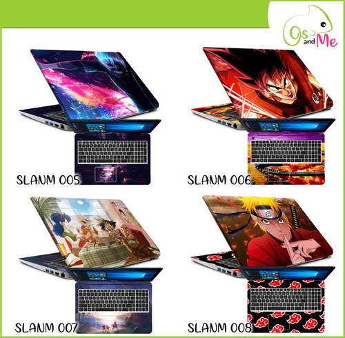 Imagen 3 de 9 de Skin Laptop Protector Decora Anime Goku Manga + Instalacion