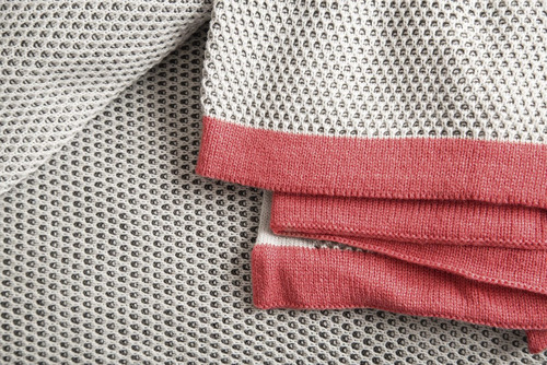 Manta Tejida Palette Combinada Sillones O Pie De Cama Net