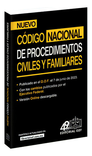 Código Nacional De Procedimientos Civiles Y Familiares 2023 Isef