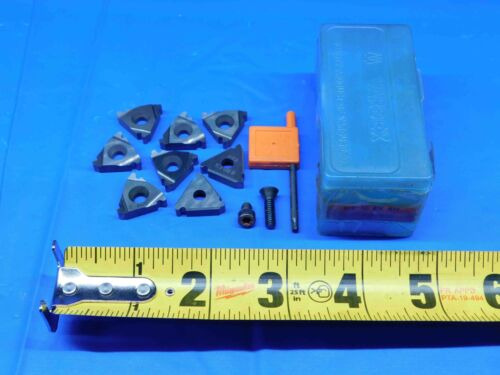 8pcs Vardex 1/2 Ic Ex Rh 6/1 Rd K20 Carbide Inserts W/ T Ddb