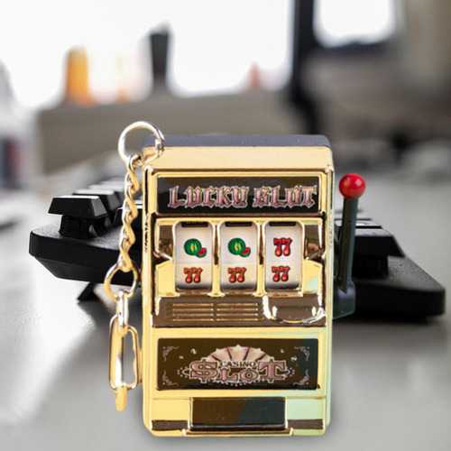 Mini Máquina Tragamonedas Juguete, Mini Juego Dorado