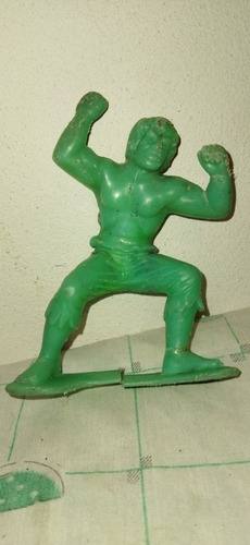 Hulk Bootleg 80s El Hombre Increible Lou Ferrigno 11cm Rev22 (Usado)