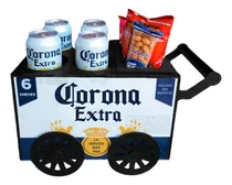 Comprar Carrito Botanero Caja Día Del Padre Llantas Giratoria Color Corona Letras Normal