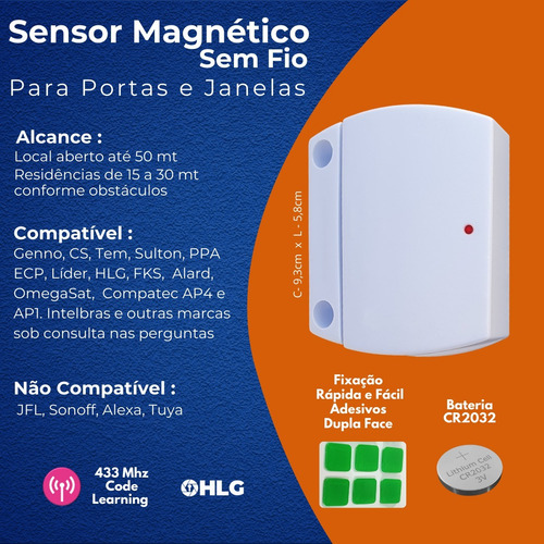 Kit Alarme Residencial Wifi App B4 1ivp Sem Fio Configurado