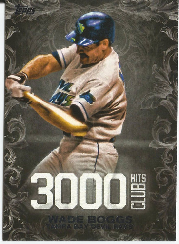 2016 Topps Update Series 3000 Hits Club Wade Boggs Drays