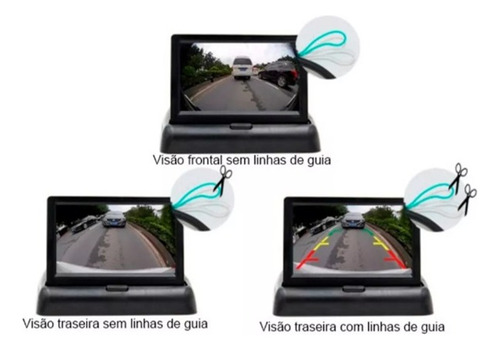 Cámara de visión trasera universal Knup Turtle Turtle