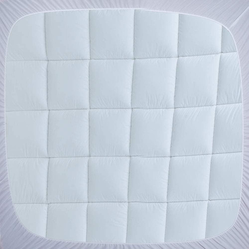 Whatsbedding Protector De Colchón Impermeable De Algodón, Ta