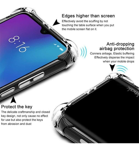 Funda Uso Rudo Silicona Tpu Suave Para Realme C21 +mica Transparente Realme C21