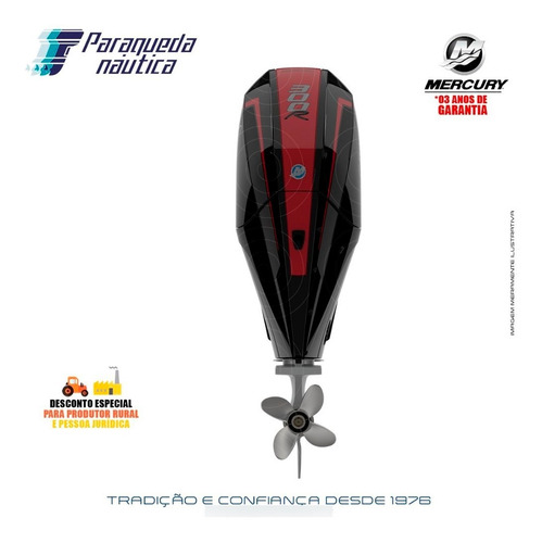 Imagem 5 de 14 de Motor De Popa Mercury 4t 300hp R L V8 Dts Verado Racing