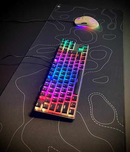 Mouse Pad Gamer Force One Skyhawk Dark Xxl 900x400