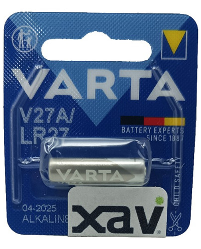 Bateria Pila Alkalina V27a Lr27 Varta 3169 Xavi