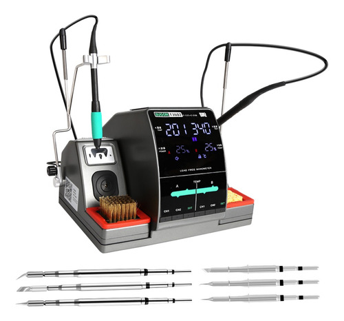 Estación De Soldadura De Doble Estación Sugon T3602 C210 C11