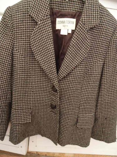 Blazer Chaqueta Excelente Corte Calidad Talle Pequeño 38/40