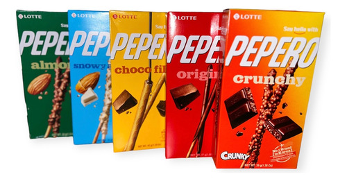 Pepero Golosina Coreana Galleta Sabor A Chocolate