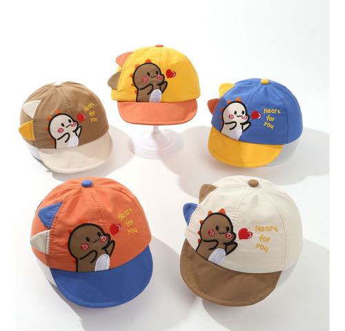 Gorro Para Bebé De 6 A 18 Meses, Lindo Dinosaurio De Dibujos