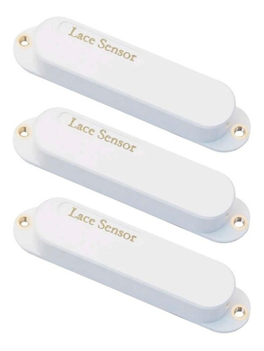 Set Microfonos Stratocaster Lace Sensor Gold Blancos