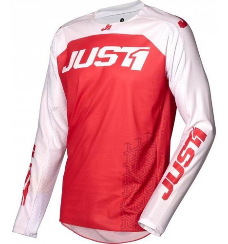 Jersey Motocross J-force Terra Red / White Just1