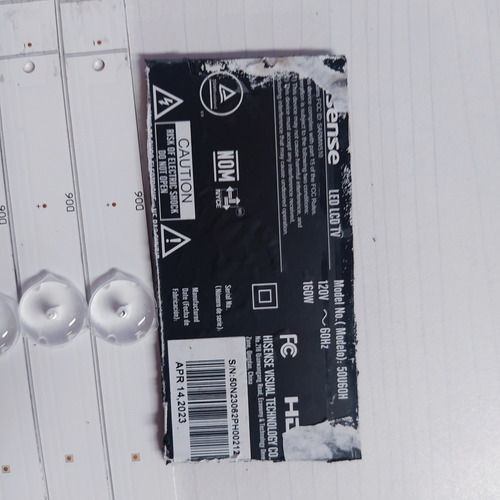 Kit De Leds Para Pantalla Hisense Modelo 50u60h (Usado)