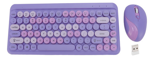 Combinación De Teclado Y Ratón Inalámbricos Pink Computer De