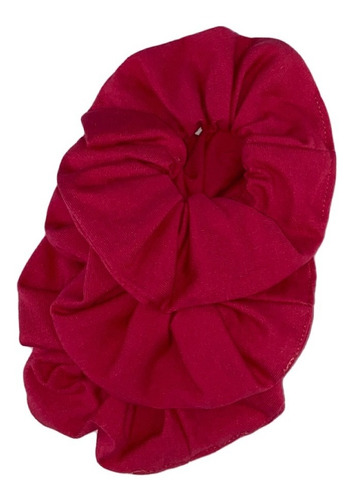 Imagen 2 de 2 de Paquete De 3 Scrunchies Color Rosa, Liga Para El Pelo.
