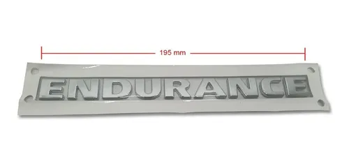 Emblema Endurance Crom. Traseira Fiat Toro 1.3 16v 2021 Novo