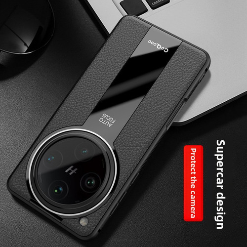 Capa De Celular Anti-queda De Couro Tpu Macio Adequada