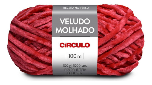 La Veludo Molhado 100g Circulo Cor 3635-paixao