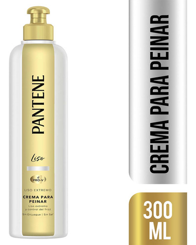 Crema Para Peinar Pantene Liso Extremo Antifrizz 300ml