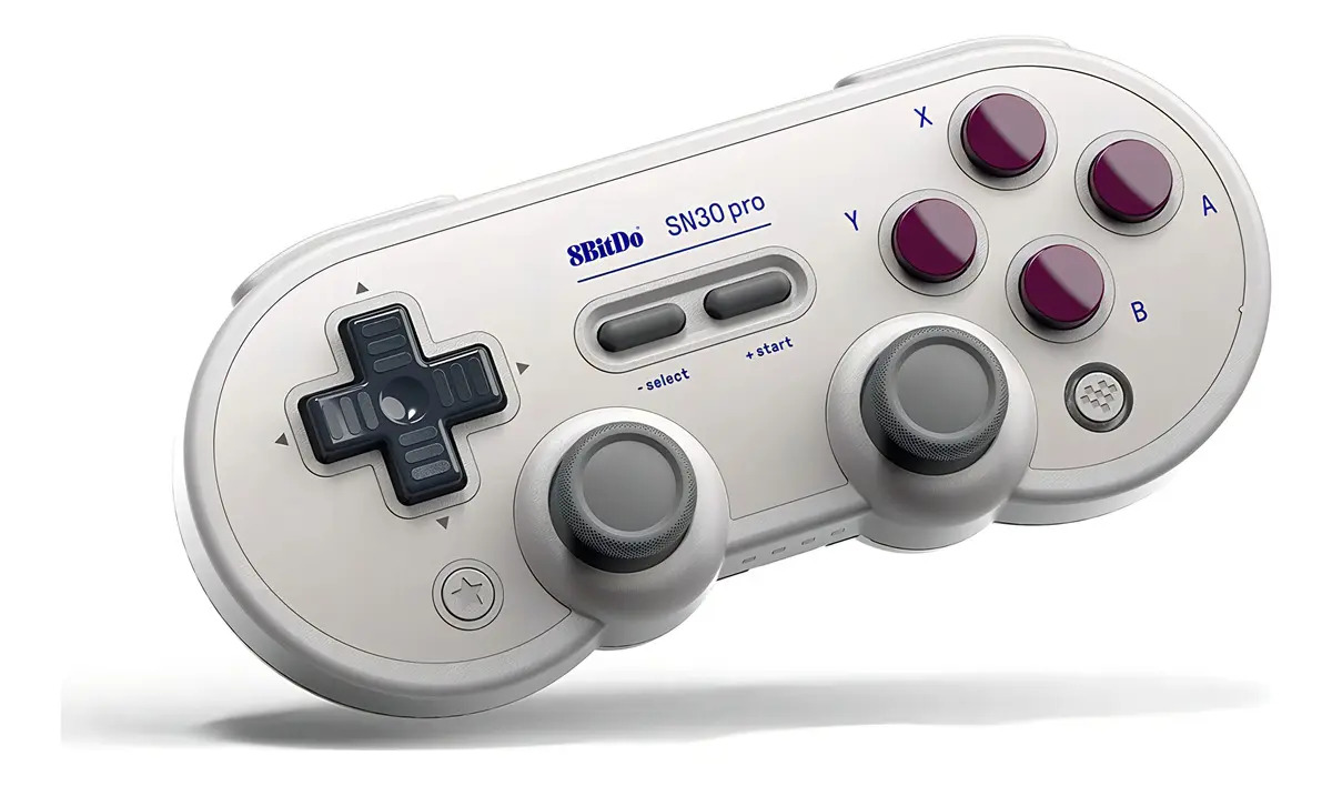 Controle Bluetooth 8BitDo SN30 Pro Cinza Compatível Nintendo Switch
