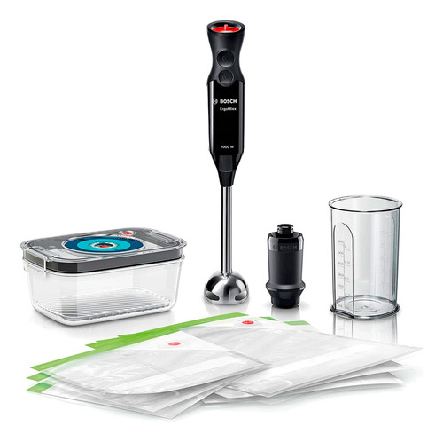 Mixer Bosch Ms6cb61v1 Negro 1000w Envasa Al Vacío