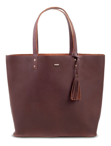  Bolsa Napa De Piel Unitalla - Bolsa Tote Color Shedron