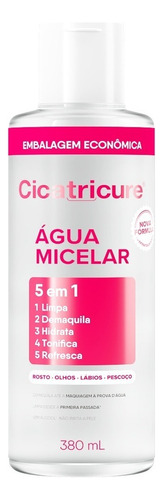 Água Micelar Facial 5 Em 1 380ml Cicatricure