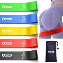 Comprar 5 Bandas Ligas Elásticas Resistencia Ejercicios Yoga Gym Pro