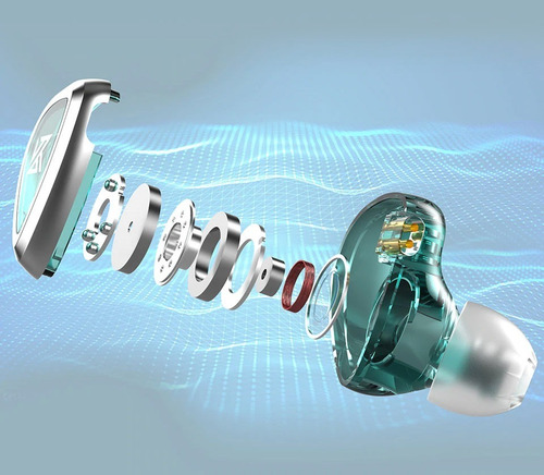 Imagen 8 de 10 de Auriculares In Ear Monitores Kz Eda 3 En 1 Bajo Balance Hifi