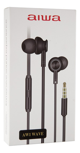 Audífonos Aiwa Aw-1 In-ear Con Cable Y Microfono
