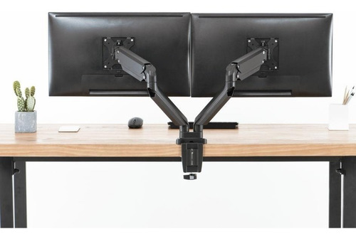 Rack Soporte Ergonómico Doble Brazo Para 2 Monitor 17 A 27