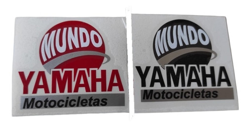 Emblema Mundo Yamaha Para Motocicleta 2 Unidades