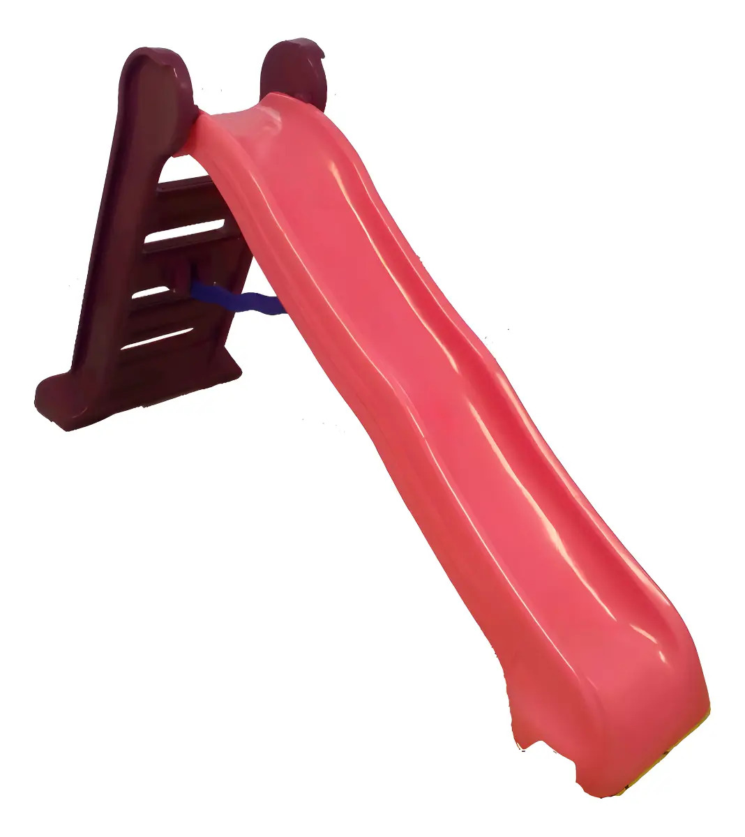 Escorregador Infantil Grande 4 Degraus Antiderrapante. Cor Rosa