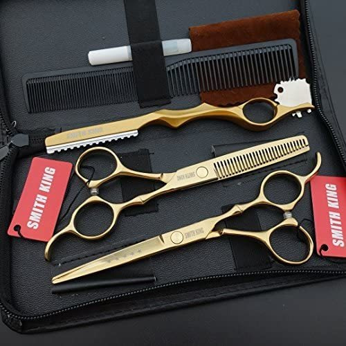 Tesoura Profissional De 6 Para Cortar Cabelo - Ouro