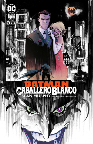 Batman Caballero Blanco Deluxe Black Label Dc Ecc (español)