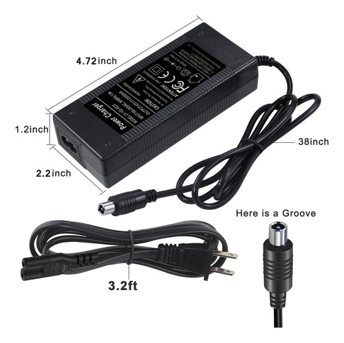 Frisatpow 42v 2a Segway Ninebot Charger For 36v Battery Bot