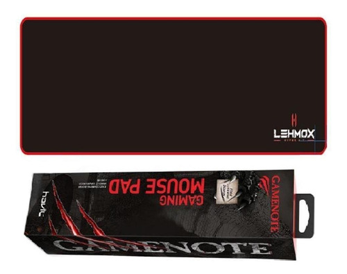 Imagem 3 de 3 de Mouse Pad gamer Lehmox GT-MT1002 de tecido e borracha 300mm x 900mm x 3mm preto