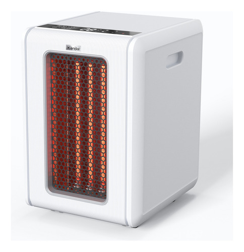 Estufa Eléctrica Infrarroja Kendal Golden Tube Blanca Color Blanco