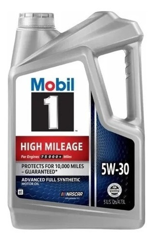 Aceite Mobil 1 5w30 Alto Kilometraje Garrafa 4.73lt