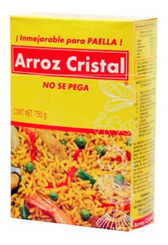 Arroz Precocido Cristal Caja 750 Gr