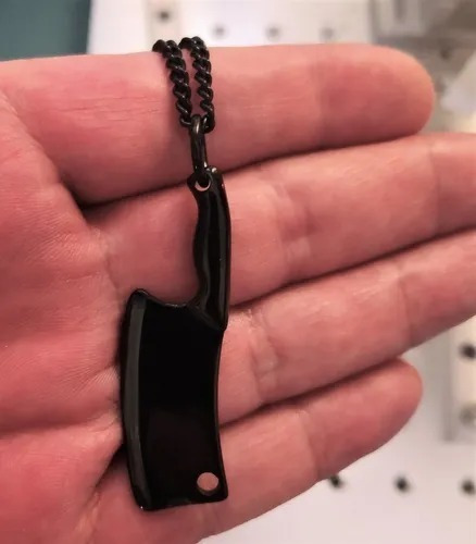 Imagen 5 de 8 de Dije Hacha Chef Cocinero Grabado Láser Personalizado M1009