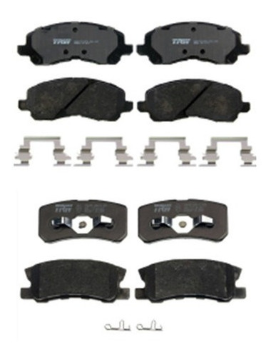 Kit Balatas Delantera Trasera Cl Trw Lancer Gt Gts 2.0 2009