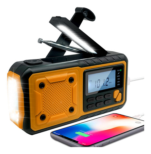 Radio Set, Linterna, Alarma Meteorológica Solar Manual Para