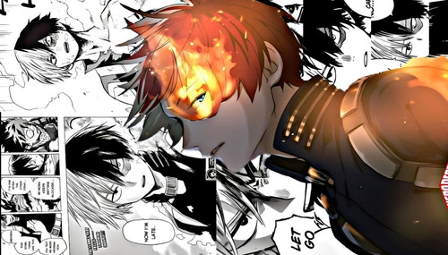 Poster Shto Todoroki Autoadhesivo 40x70cm Var Modelos#406